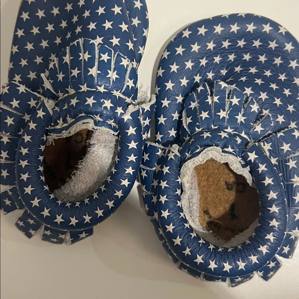 Freshly Picked American Flag Moccasins